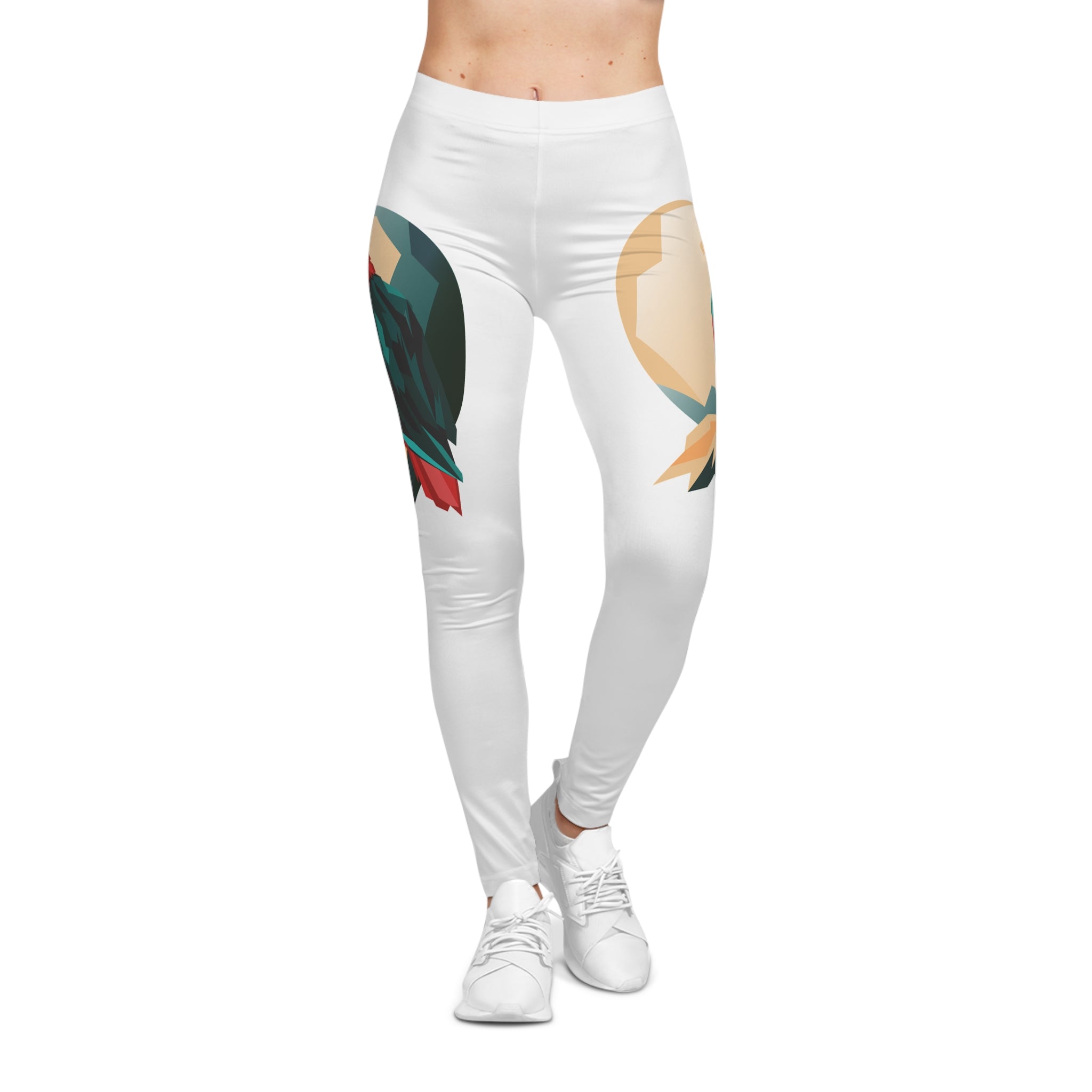 Tropical Bird Graphic Women's Casual Leggings